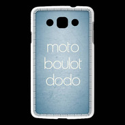 Coque LG L60 Moto Boulot Dodo Bleu ZG