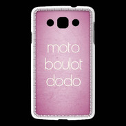 Coque LG L60 Moto Boulot Dodo rose ZG