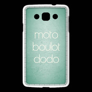 Coque LG L60 Moto Boulot Dodo Vert ZG