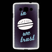 Coque LG L60 In Burger We trust Bleu ZG