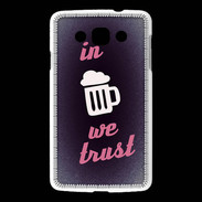 Coque LG L60 In Beer We trust Rouge ZG