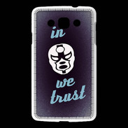 Coque LG L60 In Catch We trust Bleu ZG