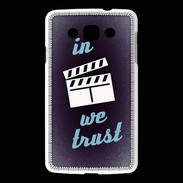 Coque LG L60 In Ciné We trust Bleu ZG