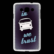 Coque LG L60 In Combi We trust Bleu ZG