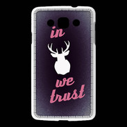 Coque LG L60 In Elan We trust Rouge ZG
