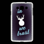 Coque LG L60 In Elan We trust Bleu ZG