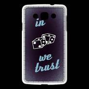 Coque LG L60 In Gamble We trust Bleu ZG