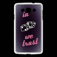 Coque LG L60 In Gamble We trust Rouge ZG
