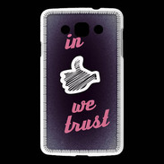 Coque LG L60 In Like We trust Rouge ZG