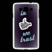 Coque LG L60 In Like We trust Bleu ZG