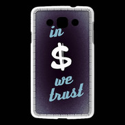 Coque LG L60 In Money We trust Bleu ZG