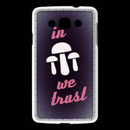 Coque LG L60 In Mushrooms We trust Rouge ZG