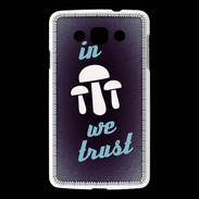 Coque LG L60 In Mushrooms We trust Bleu ZG