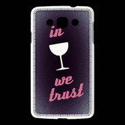 Coque LG L60 In Wine We trust Rouge ZG