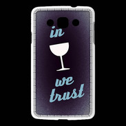 Coque LG L60 In Wine We trust Bleu ZG