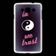 Coque LG L60 In Zen We trust Rouge ZG