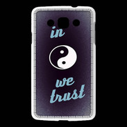 Coque LG L60 In Zen We trust Bleu ZG
