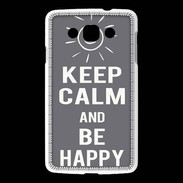 Coque LG L60 Keep calm Be Crazy Gris