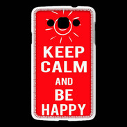Coque LG L60 Keep calm Be Crazy Rouge