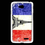 Coque LG L65 Drapeau français vintage 2