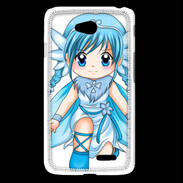 Coque LG L65 Chibi style illustration of a Super Heroine