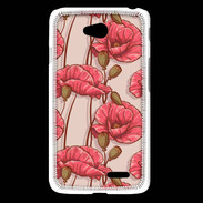 Coque LG L65 Fleurs vintage 2
