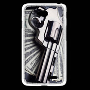 Coque LG L65 Arme et Dollars