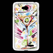 Coque LG L65 cocktail en dessin