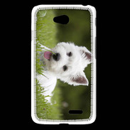 Coque LG L65 Chiot terrier blanc 2