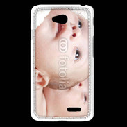 Coque LG L65 Têtes jumeaux
