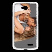 Coque LG L65 Couple métisse 1