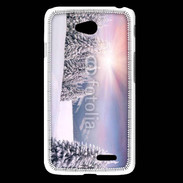 Coque LG L65 paysage d'hiver