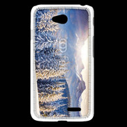 Coque LG L65 Montagne enneigée et ensoleillée