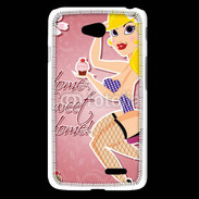 Coque LG L65 Dessin femme sexy style Betty Boop