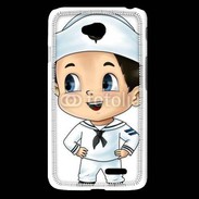 Coque LG L65 Cute cartoon illustration of a sailor