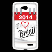 Coque LG L65 I love Bresil 2014