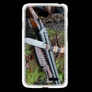 Coque LG L65 Fusil de chasse et couteau 2