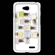 Coque LG L65 Pyramide de bouteilles de parfums