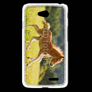 Coque LG L65 Poulain dans un champs