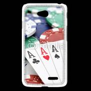Coque LG L65 Passion du poker