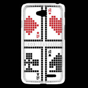 Coque LG L65 Pixel card