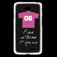 Coque LG L65 Troisième ligne G Bonus offensif-défensif Noir