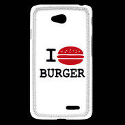 Coque LG L65 I love Burger