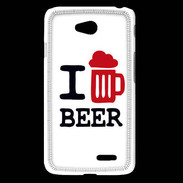 Coque LG L65 I love Beer