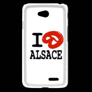 Coque LG L65 I love Alsace 2