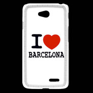 Coque LG L65 I love Barcelona