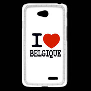 Coque LG L65 I love Belgique