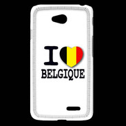 Coque LG L65 I love Belgique 2