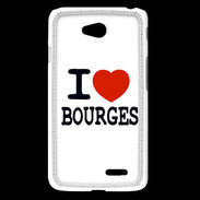 Coque LG L65 I love Bourges