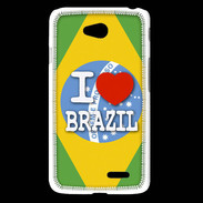 Coque LG L65 I love Brazil 3